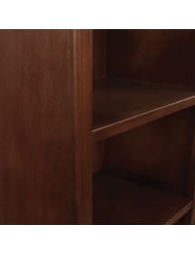 MOBILI 2G - Libreria componibile porta tv vani a giorno legno vari colori 180x40x111 vista frontale