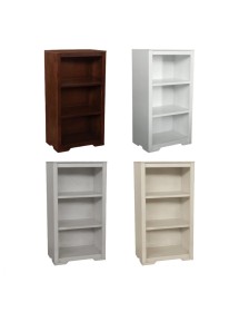 MOBILI 2G - Libreria componibile porta tv vani a giorno legno vari colori 180x40x111 vista frontale