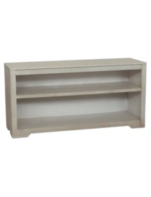 MOBILI 2G - Libreria componibile porta tv vani a giorno legno vari colori 180x40x111 vista frontale