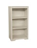 MOBILI 2G - Libreria componibile porta tv vani a giorno legno vari colori 220x40x111 vista frontale