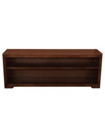 MOBILI 2G - Libreria componibile porta tv vani a giorno legno vari colori 220x40x111 vista frontale