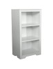 MOBILI 2G - Libreria componibile porta tv vani a giorno legno vari colori 220x40x111 vista frontale