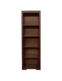 MOBILI 2G - Libreria componibile porta tv vani a giorno legno vari colori 280x40x187 vista frontale