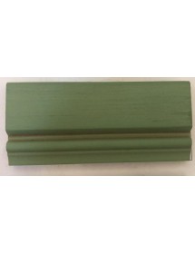 MOBILI 2G - TAVOLO ALLUNGABILE IN LEGNO LACCATO BICOLORE FINITURA  BIANCO VERDE MISURA L.160 P.85 H.85