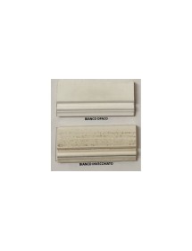 MOBILI 2G - Camera da letto completa legno shabby chic bianco opaco/bianco invecchiato vista frontale