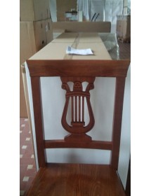 Set tavolo fratino 160X85 180x85 180x100 arte povera allungabile con 6 sedie legno seduta legno vista frontale