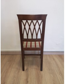 Set tavolo 160X85 180x85 180x100 arte povera allungabile con 6 sedie legno seduta imbottita VISTA FRONTALE