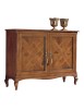 MOBILI 2G - CREDENZA 2 PORTE CLASSICA INTARSIO LEGNO BASSANO 146X49x113