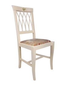 Set tavolo provenzale dipinto 120x80 130x85 140x80 160x85 allungabile con 4/6 sedie seduta imbottita