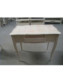 MOBILI 2G - CONSOLLE TOILETTE DA TRUCCO LEGNO  89X49x78