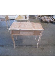 MOBILI 2G - CONSOLLE TOILETTE DA TRUCCO LEGNO  89X49x78