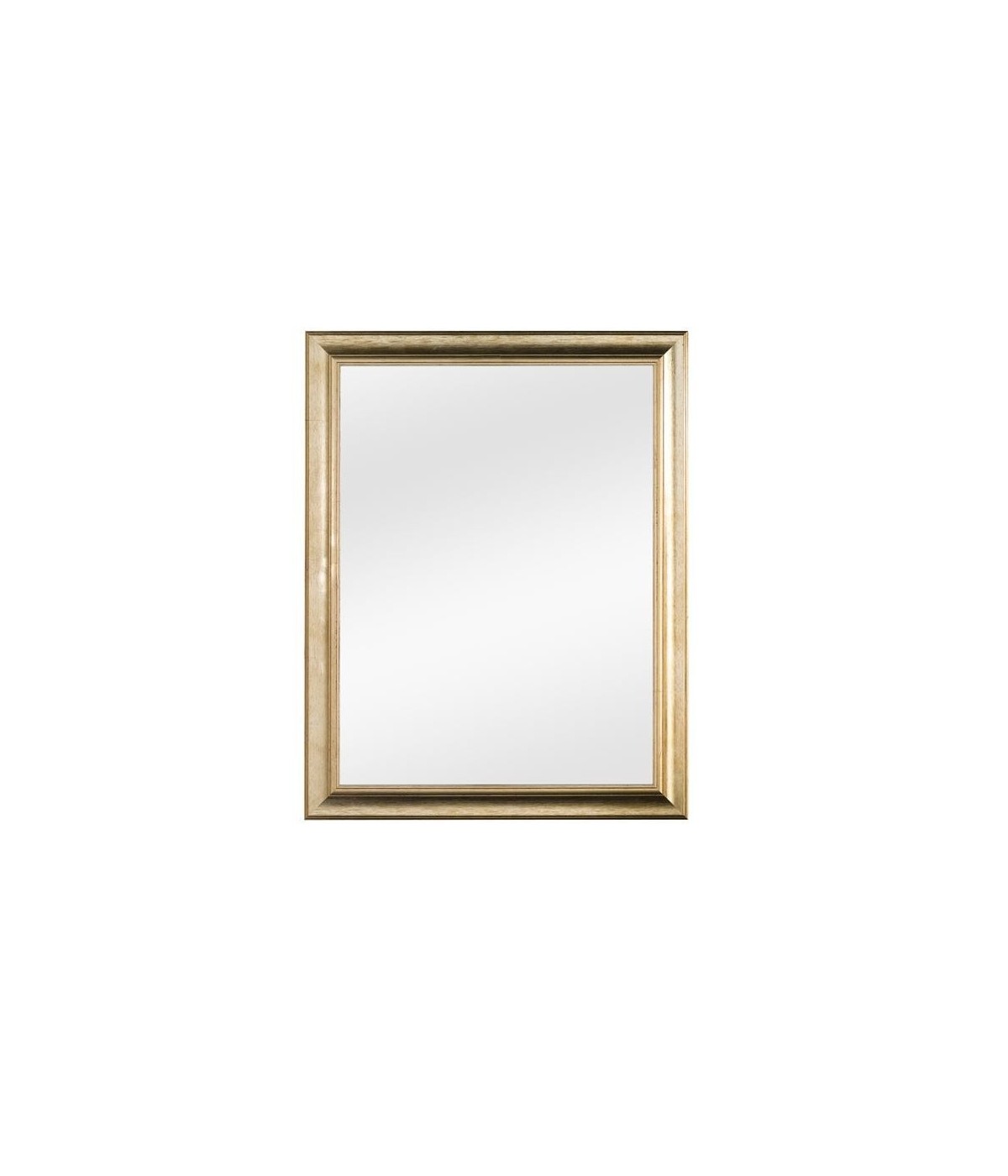 MOBILI 2G - Specchiera in foglia oro rettangolare Misure:73 x 93 x 3