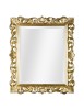 MOBILI 2G - Specchiera in foglia oro rettangolare Misure: 100 x 85 x 5