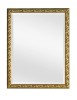 MOBILI 2G - Specchiera in foglia oro rettangolare Misure: 69 x 89 x 3