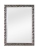 MOBILI 2G - Specchiera in foglia argento rettangolare- Misure: 59 x 79 x 3