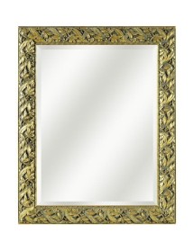 MOBILI 2G - Specchiera in foglia oro rettangolare Misure: 90 x 180 x 4