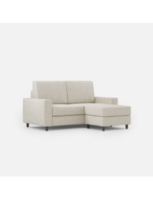 Divano Sakar 2 posti (due sedute da 60cm) + pouf misure esterne L.1...