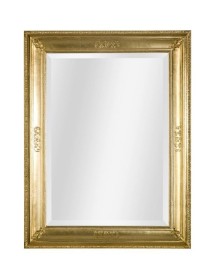 MOBILI 2G - MOBILI2G - Specchiera in foglia oro rettangolare Misure: 67 x 87 x 5