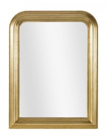 MOBILI2G - Specchiera in foglia oro rettangolare Misure: L. 76 x H. 96 x P. 4