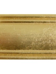 Specchiera in foglia oro rettangolare Misure: L.  91 x H. 136 x P. 4
