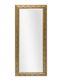 MOBILI2G - Specchiera in foglia oro rettangolare Misure: L.148x H. 90 x P. 5