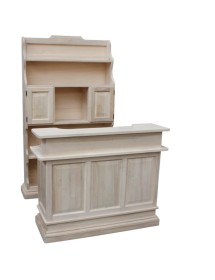 MOBILE BAR PORTA BOTTIGLIE 2 PORTE LEGNO TINTA NOCE (1224)