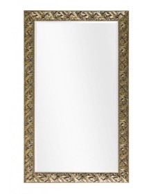 MOBILI2G - Specchiera in foglia oro rettangolare Misure: L.148 x H. 90 x P. 4