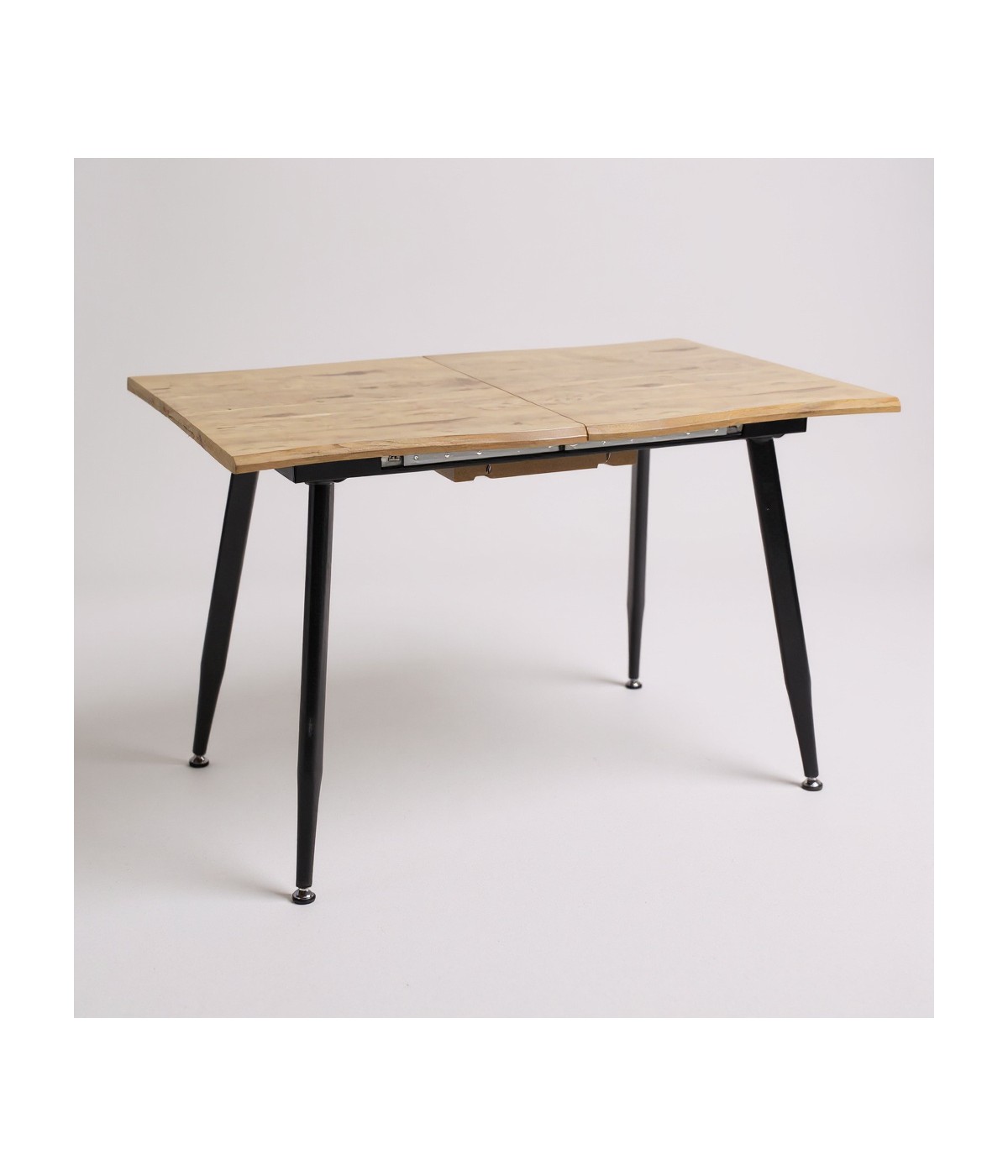 Mobili 2G - Tavolo moderno design allungabile rovere naturale 140x85x76 VISTA FRONTALE