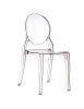 MOBILI 2G - SET 04 SEDIE IN POLIPROPILENE TRASPARENTE L.45 H.90 P.53 HS.46