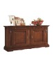 MADIA CREDENZA 2 ANTE IN LEGNO TINTA NOCE L 214xP53xH123