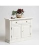 Madia credenza arte povera 2 porte massello bianco 109X47X97