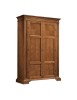 Armadio classico 2 porte 2 cassetti Legno bassano 143x56x210 vista frontale