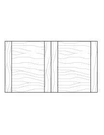 TAVOLO RETTANGOLARE ALLUNGABILE LEGNO TINTA NOCE 180/360X100 vista frontale