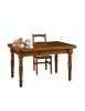 MOBILI 2G - TAVOLO ALLUNGABILE LEGNO MASSELLO L.140 P.80 H.78