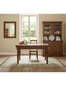 MOBILI 2G - TAVOLO ALLUNGABILE LEGNO MASSELLO L.140 P.80 H.78