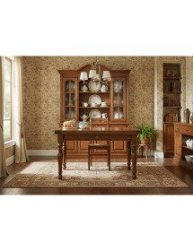 MOBILI 2G - TAVOLO ALLUNGABILE LEGNO MASSELLO L.140 P.80 H.78