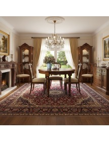 MOBILI 2G - TAVOLO ROTONDO ALLUNGABILE LEGNO MASSELLO 120 H.78