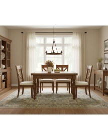 MOBILI 2G - TAVOLO ALLUNGABILE LEGNO MASSELLO L.100 P.100 H.78