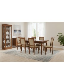 Tavolo rettangolare arte povera legno vari colori 160X85x80 vista laterale