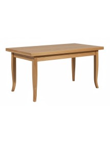 Tavolo rettangolare arte povera legno vari colori 160X85x80 vista laterale