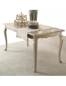 TAVOLO ALLUNGABILE GAMBE A SPILLO LEGNO VARI COLORI L.160 P.90 H.78