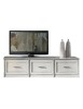 Porta tv 3 cassetti legno massello di frassino vari colori 195x60x48