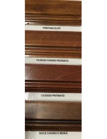 Pensile vetro 1 anta legno massello di frassino vari colori 40x37x120