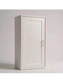 Pensile 1 anta legno massello di frassino vari colori 40x37x100