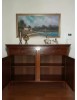 MADIA CREDENZA IN LEGNO MASSELLO 2 PORTE 2 CASSETTI CON INTARSIO L.160 P.55 H.112
