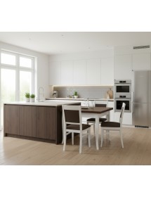 Tavolo quadrato allungabile shabby legno bicolore 80x80 90x90 100x100