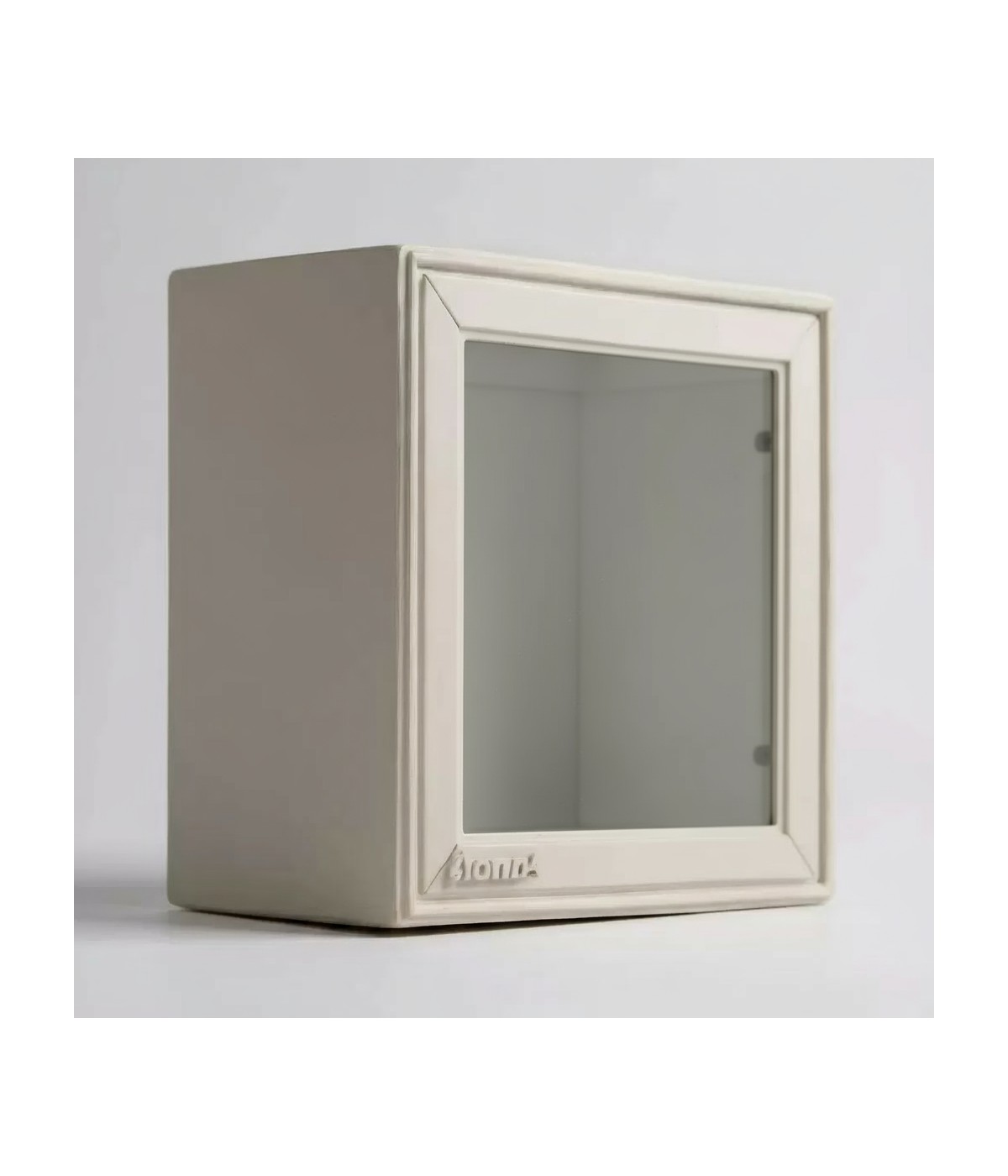 Pensile vetro 1 anta legno massello di frassino vari colori 65x37x65