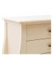 Cassettiera 7 cassetti in legno shabby avorio anticato 80x47X138