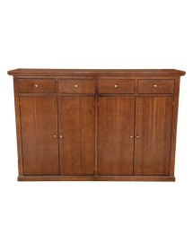 Madia Credenza legno 4 porte 4 cassetti arte povera bassano 160X40X110