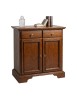 Credenza 2 Ante 2 cassetti arte povera legno massello tinta noce 90X40X94
